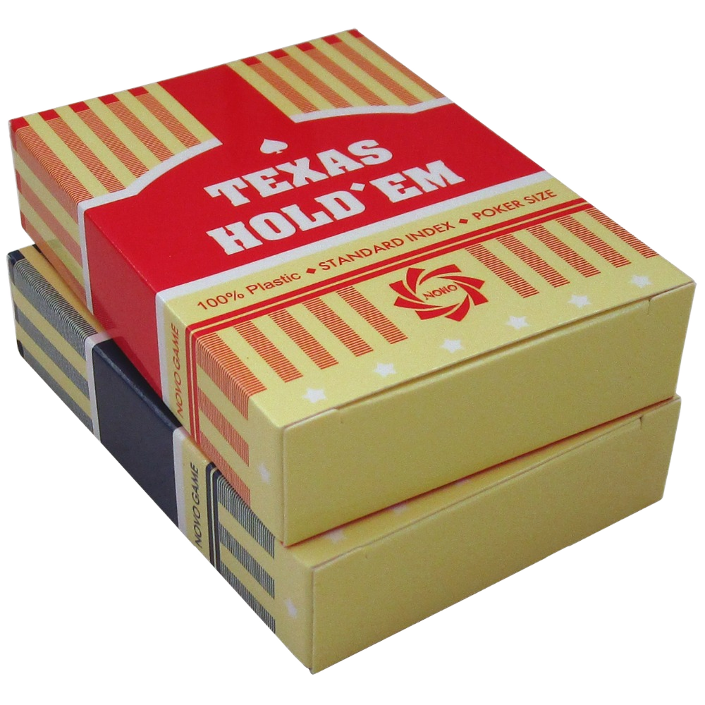 100% new plastic casino playing cards Texas game cards