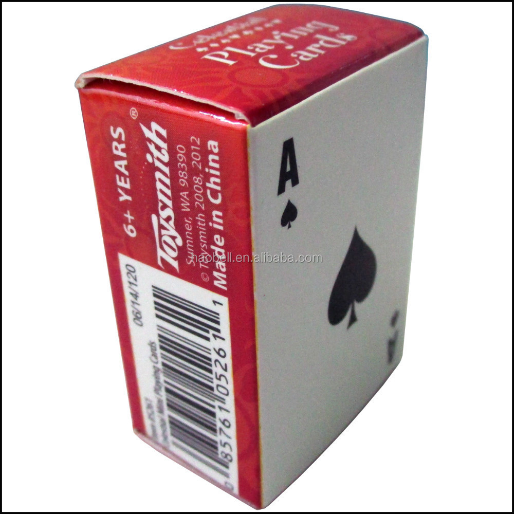 Finger size paper Mini playing cards customized small size game cards