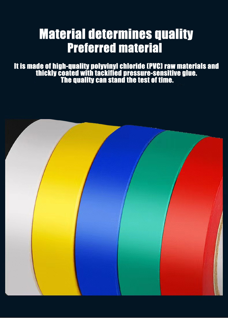 Fire Retardant Water Proof Heat Resistant Electrical Insulating Vinyl PVC Rubber Insulation Tape