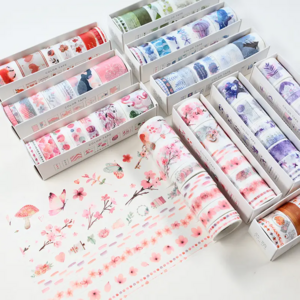 Wholesale Hot Sale Japanese Washi Tape With Custom Printed Decorative Washi Tape