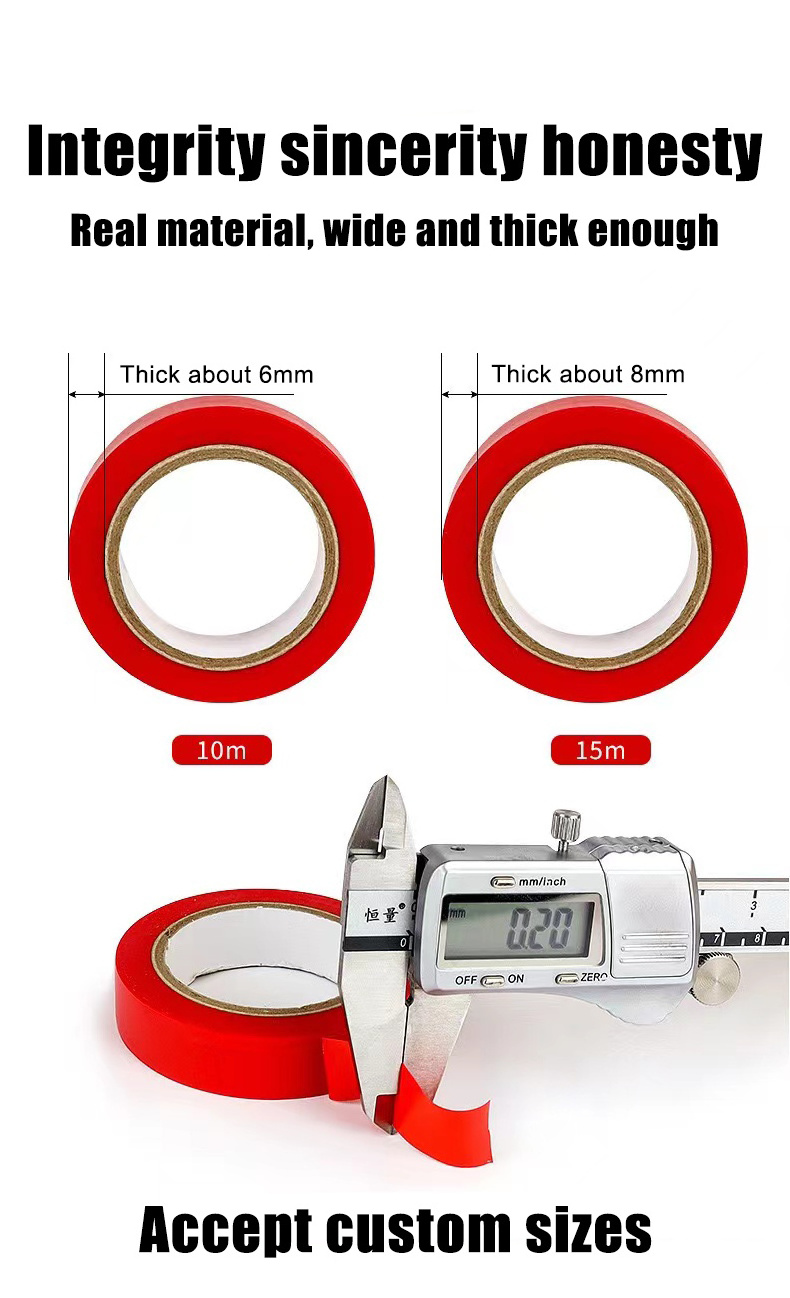 Fire Retardant Water Proof Heat Resistant Electrical Insulating Vinyl PVC Rubber Insulation Tape