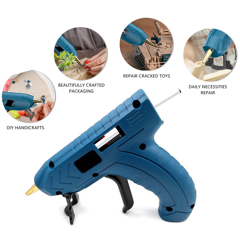 Colorful Hot Selling Hot Melt High Temp Glue Gun Handmade Glue Gun For Handmade DIY And Industry 40W