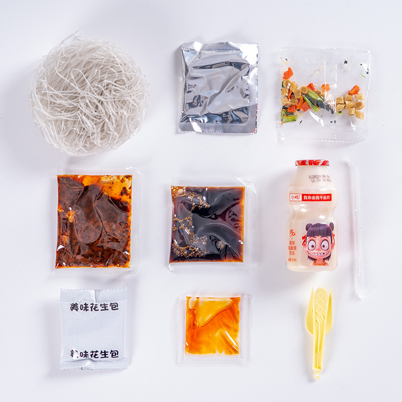 Sour and Spicy Self Heating Rice Noodles for Instant Food