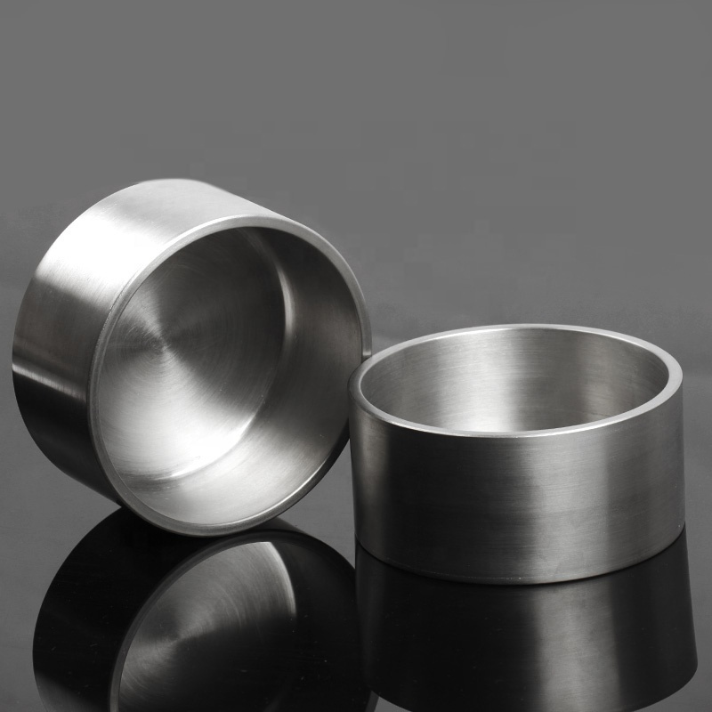 High temperature pure molybdenum crucible moly crucibles for melting steel