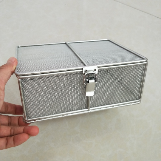 304 stainless steel perforated plate basket strainer