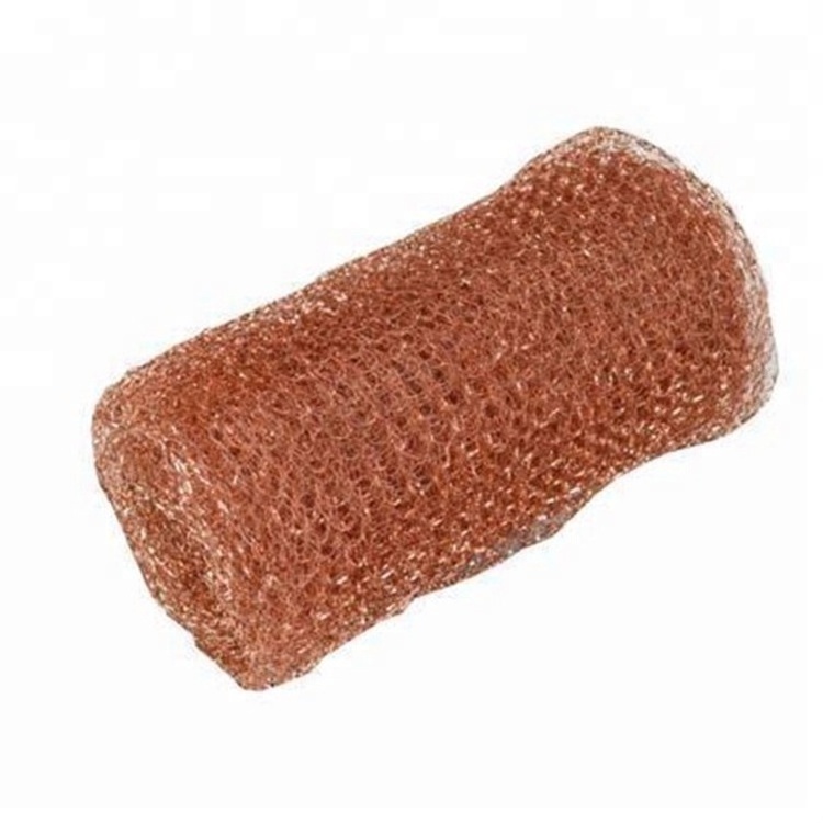 Pure Copper Mesh Roll Knit Copper Mesh Gap Blocker for Building