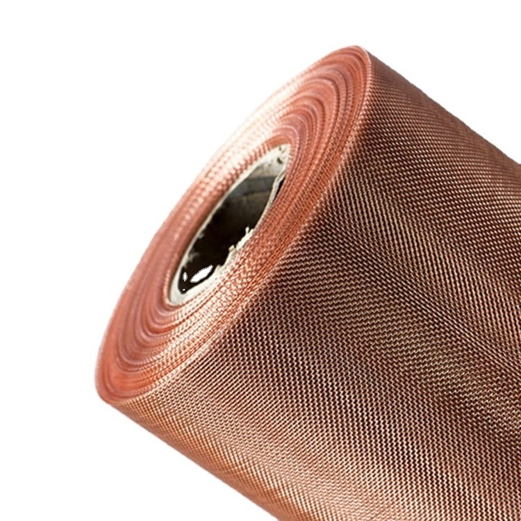 100 150 180 200 mesh blocking magnetic screen shield emf faraday cage shielding pure red copper wire mesh