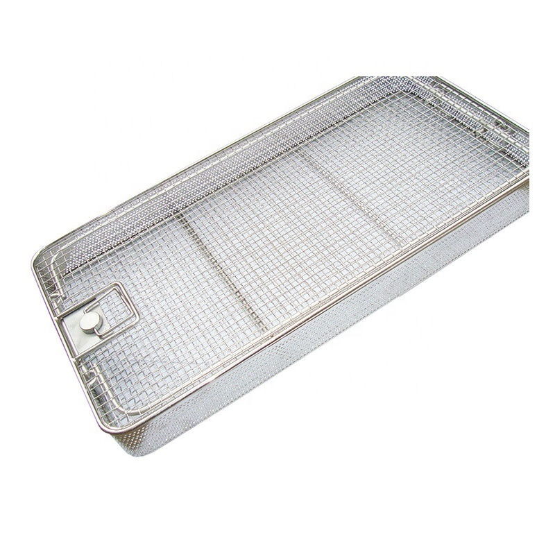 50cm stainless steel storage mesh basket for vegetable