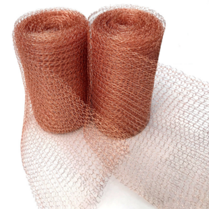 Pure Copper Mesh Roll Knit Copper Mesh Gap Blocker for Building