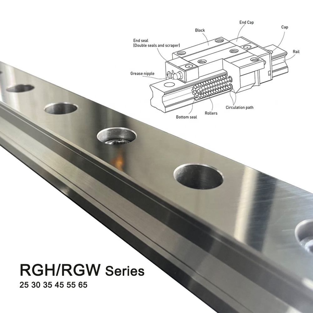 Heavy Load Llinear Guide RGH65CA Big Linear Roller Guide Linear Rails Linear Guides Rail System