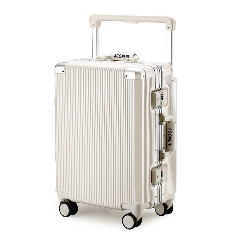 Luxury Trendy Rolling Spinner ABS Hardside Wide Travel Trolley Carry on Luggage Suitcase With Cup Holder