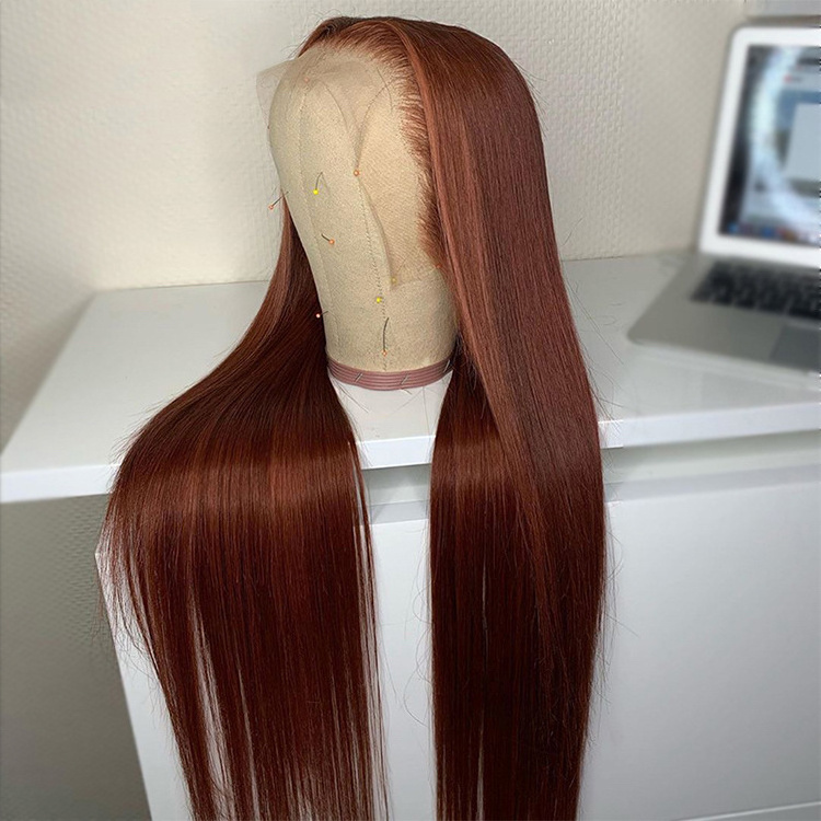 Wholesale Cuticle Aligned HD Lace 180 200 Density Body Wave Unprocessed Virgin Brazilian Human Hair Full Lace Wig