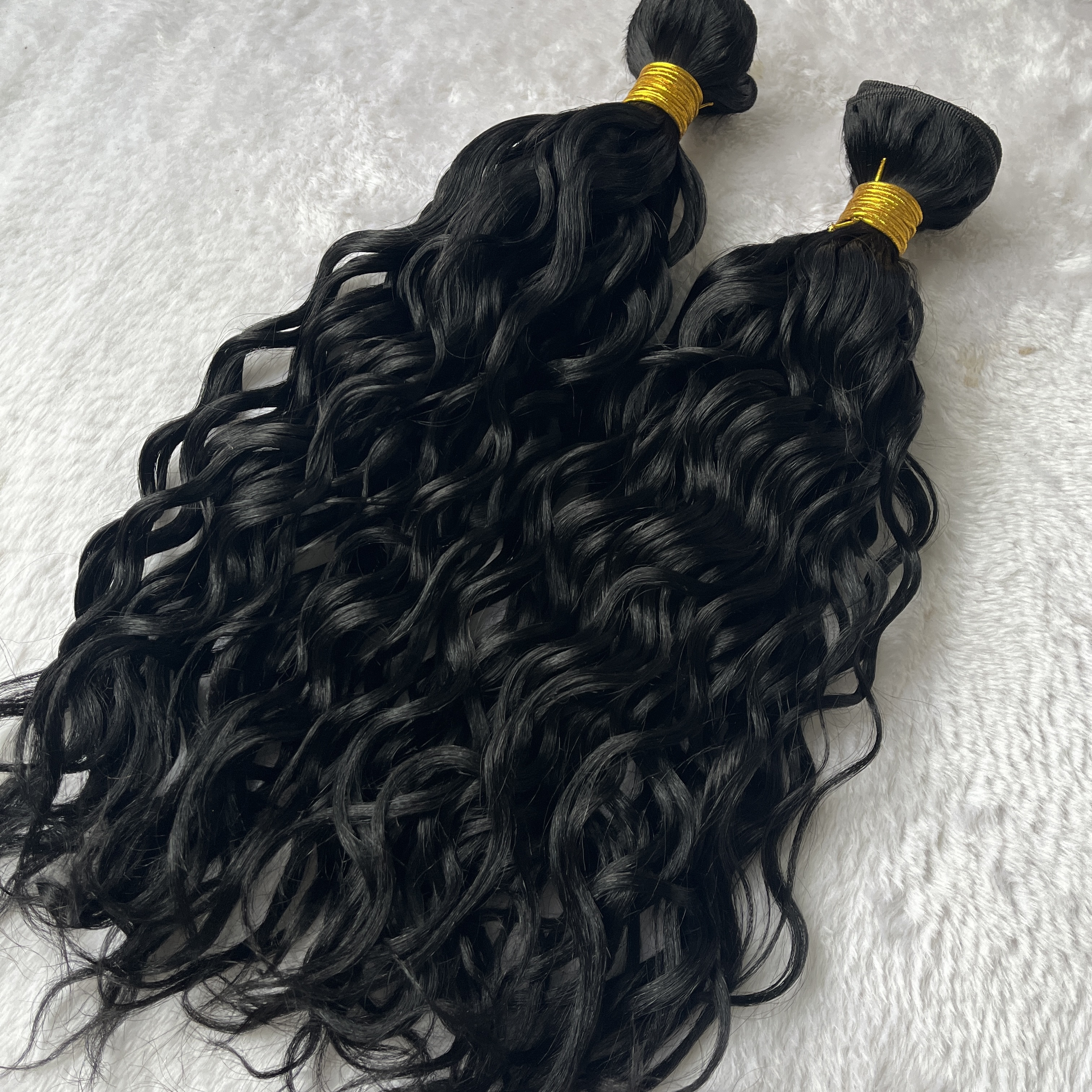 Machine Weft Light Yaki Nature wavy bundle 30 inch raw micro links virgin kinky straight human hair for womens