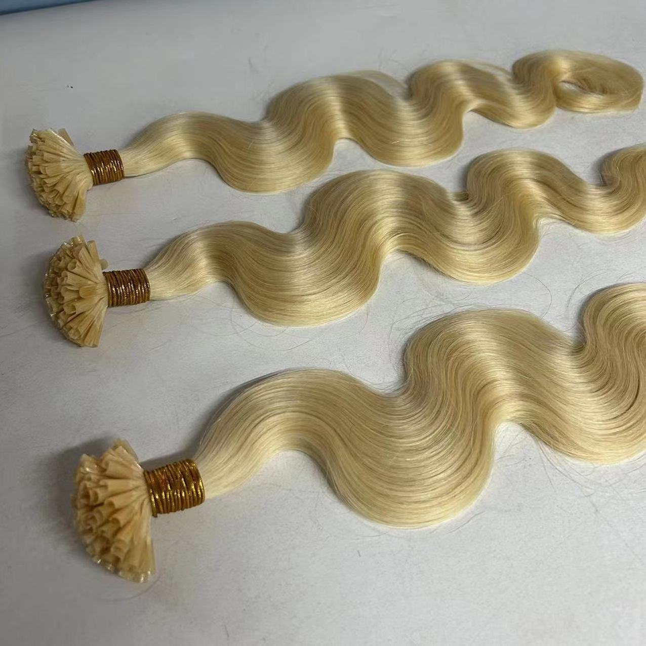 U Tip  Extensions Remy Human Hair 613 Bundles Body Wave Best Hair Material