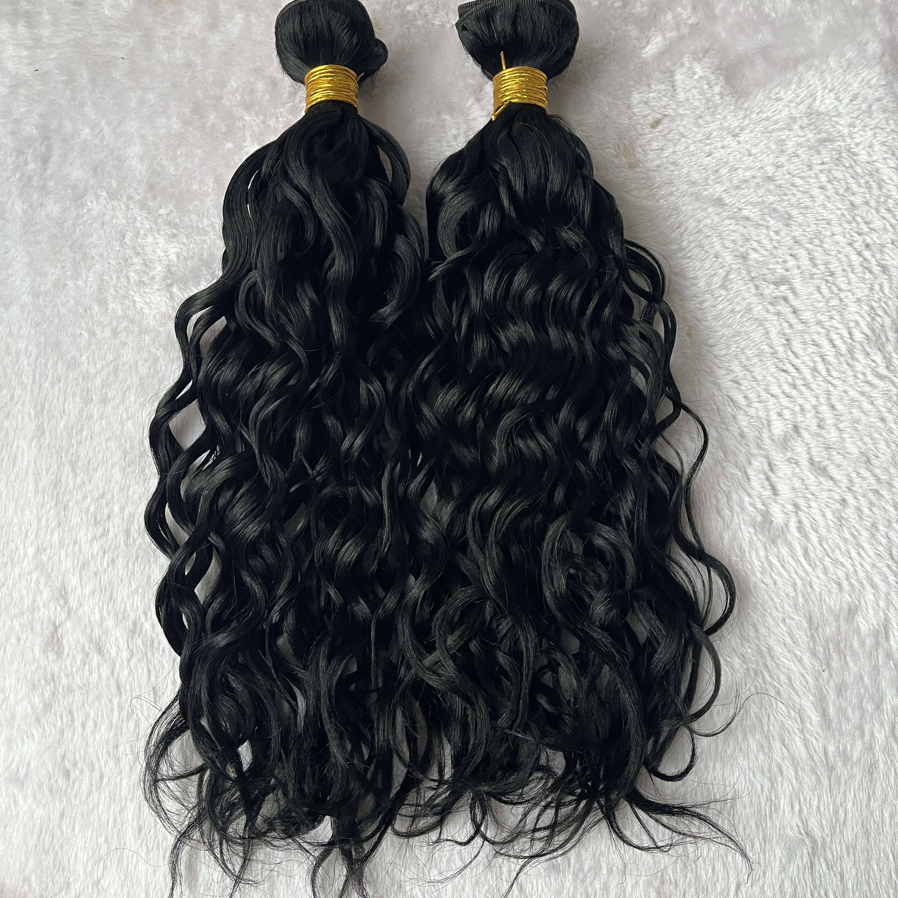 Machine Weft Light Yaki Nature wavy bundle 30 inch raw micro links virgin kinky straight human hair for womens