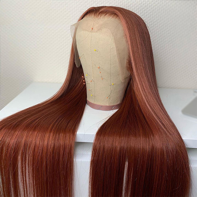 Wholesale Cuticle Aligned HD Lace 180 200 Density Body Wave Unprocessed Virgin Brazilian Human Hair Full Lace Wig