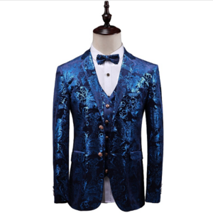 Silver Coat Pant Costumes Designs Luxury Suits For Men Wedding Sequin Suit Top men coat