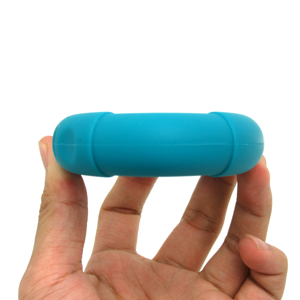 Factory Wholesale Power Relief Finger Wrist Decompression Exercisers Rehabilitation Stress Round Silicone Hand Grip Ring