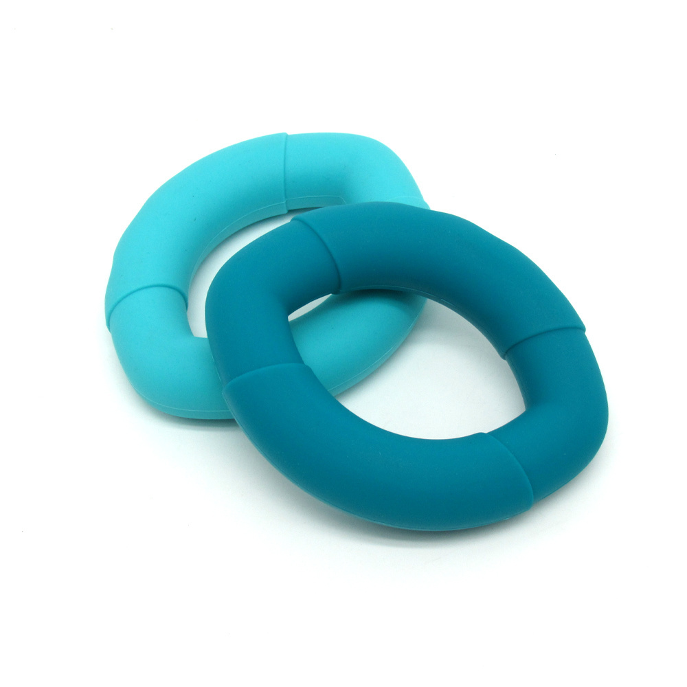 Factory Wholesale Power Relief Finger Wrist Decompression Exercisers Rehabilitation Stress Round Silicone Hand Grip Ring