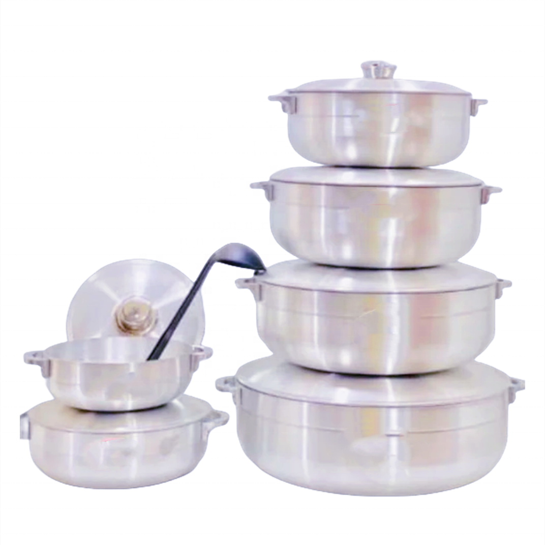 Hot Sale Professional  Aluminum Cookware Sets  For Cooking Cookware Set  Caldero Pot