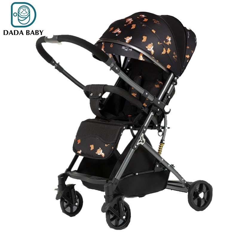 Baby Carriage Newborn Pram Luxury Two-Way Push 360 Rotate Trolley Travel Cheap Baby Stroller