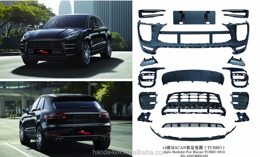 Body kits for Macan Turbo with two fog lamps