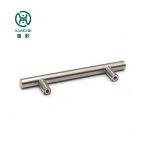 Unique brushed nickel silver kitchen long cabinet door handles