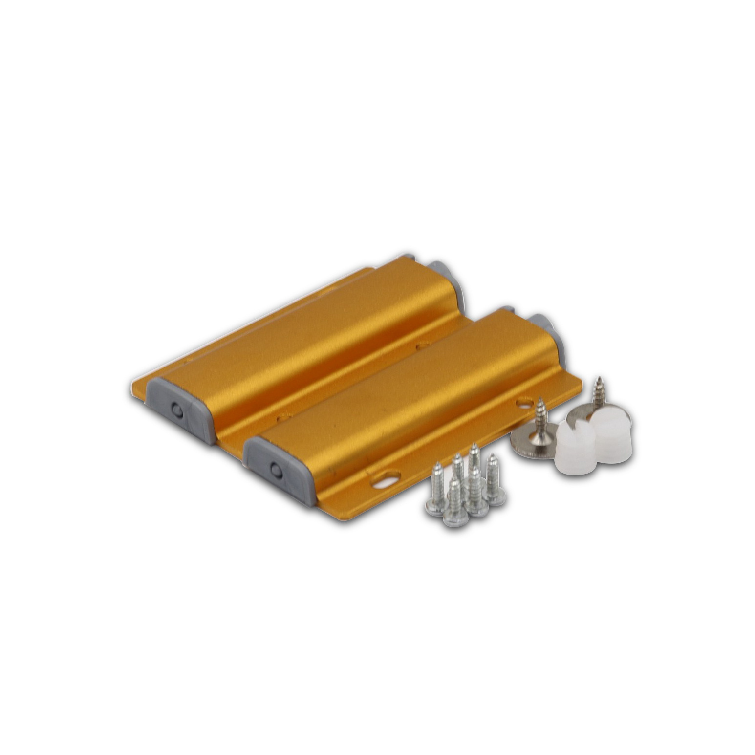 Gold Push to Open System Cabinet Latch for Cabinet Furniture Hardware fittings Plastic Door Damper