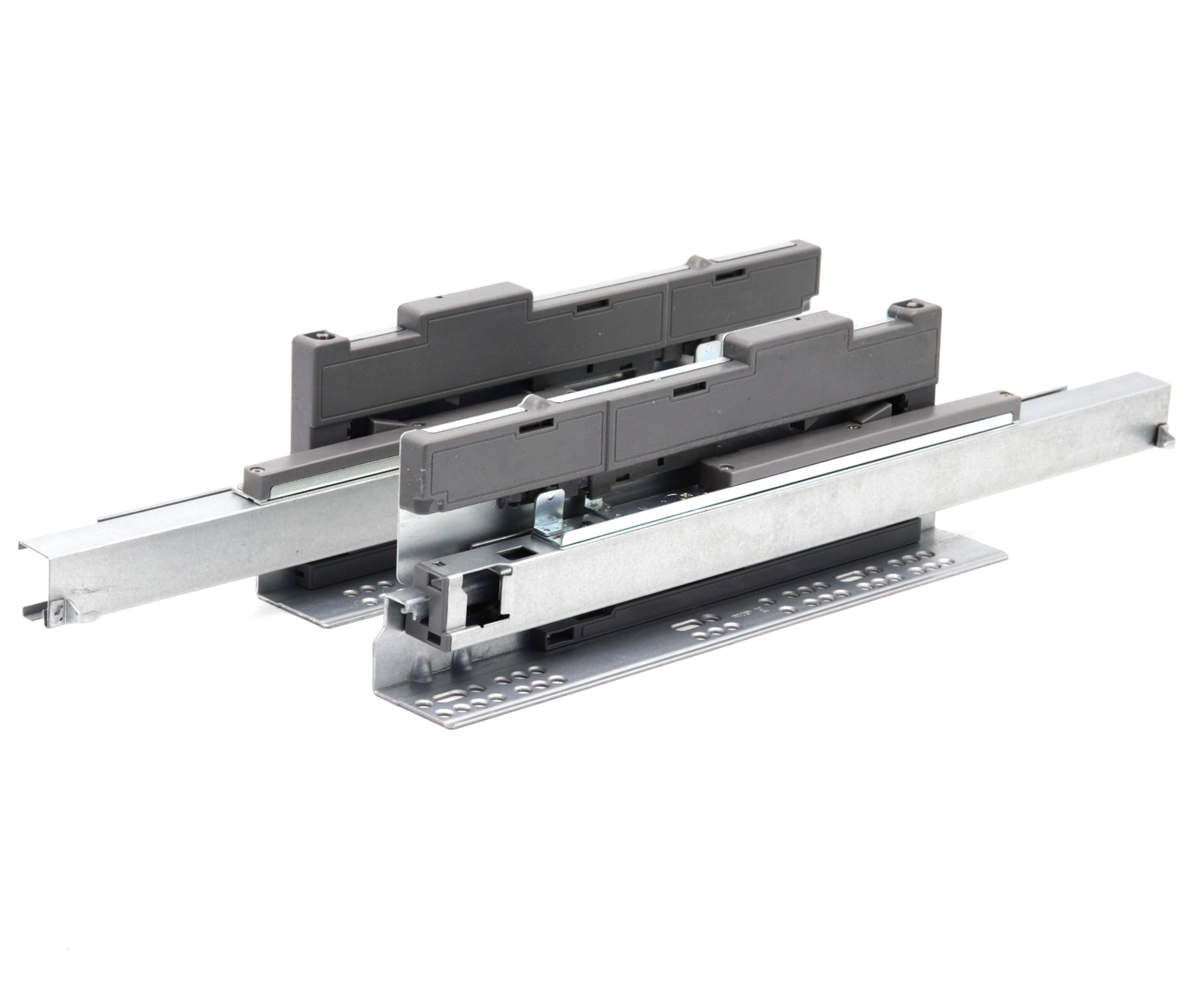 High Quality Push Open and Soft closing Concealed Slide Cabinet Drawer Slide Rail