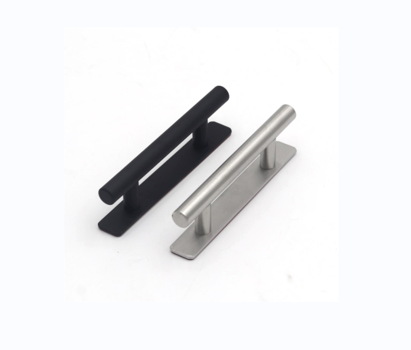 Aluminum Stick on Handle Adhesive Door Handle for Cabinet Closet Sliding Door