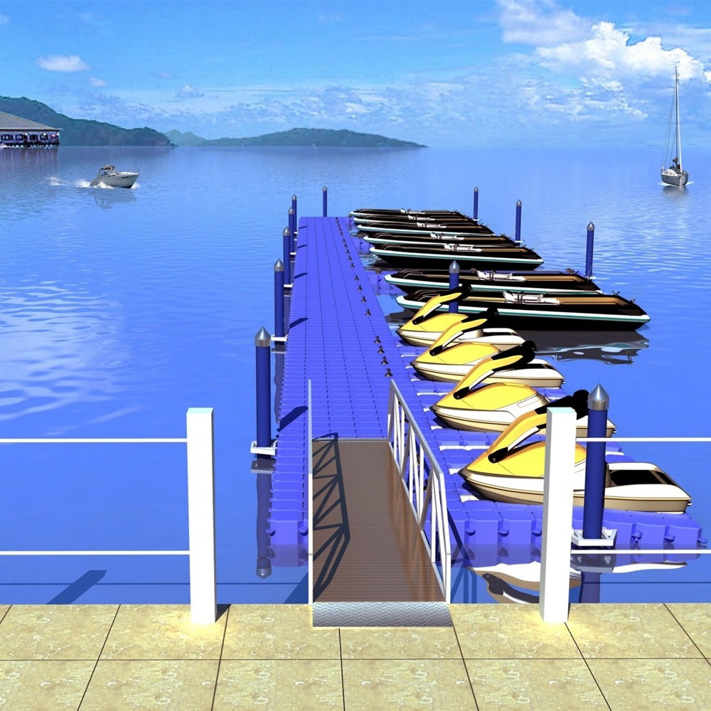 Factory Sale Various Widely Used Boat Floats Marine Pontoon Modular Jetski Dock Floating