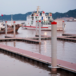 Stable aluminium jetty floating pontoon for cruisers boating and mooring