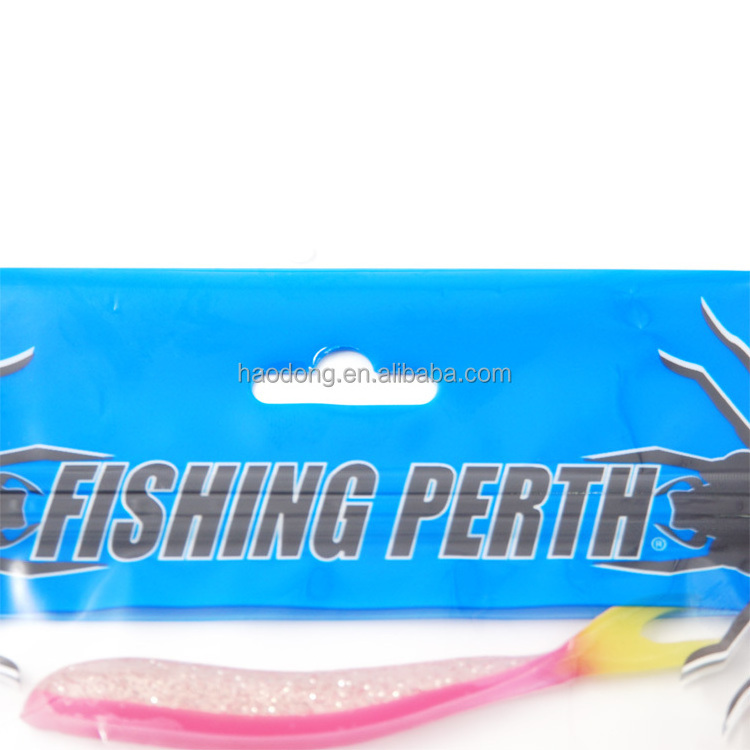 ISO Safe Food Grade Plastic Small Zip Lock Bag For Soft Silicon Lures