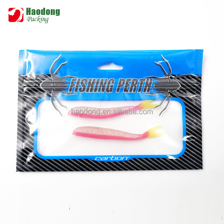 ISO Safe Food Grade Plastic Small Zip Lock Bag For Soft Silicon Lures