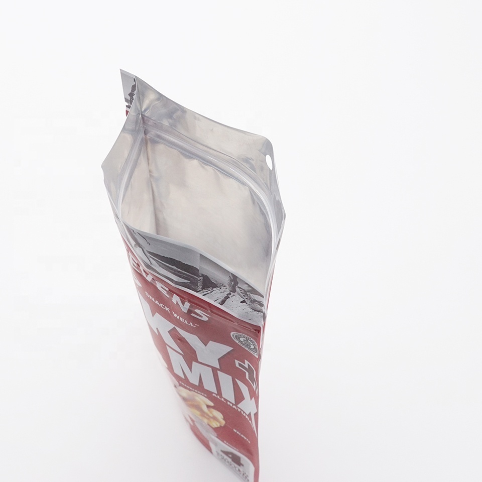 Mylar Zip Lock Snack Pouch Doypack Dry Beef Jerky Food Grade Aluminum Biltong Packaging dry food packaging