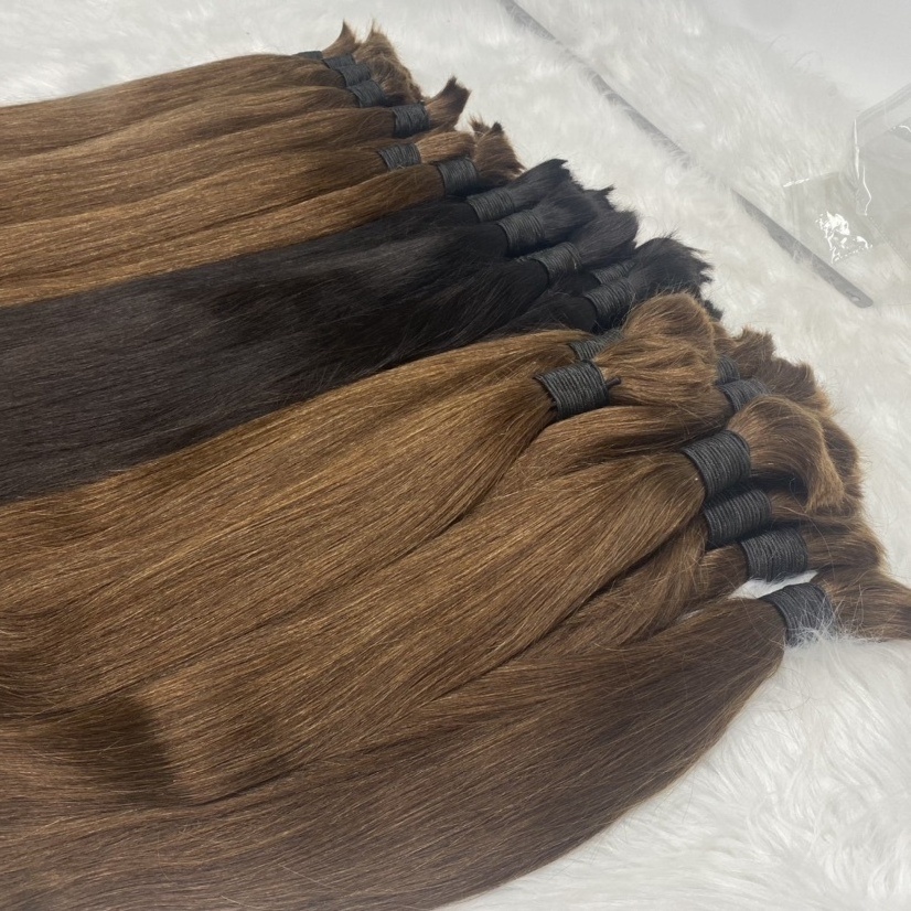 virgin no weft human hair bulk braiding human hair loose wave cabelo humano natural 613 afro kinky bulk human hair for braids