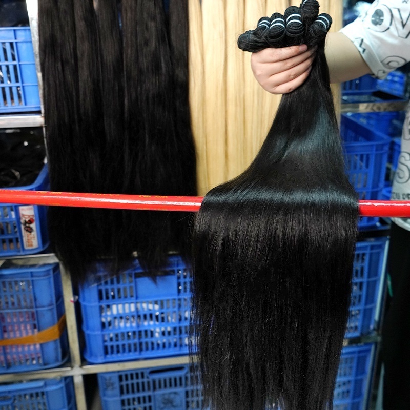 100% Virgin Brazilian hair Indian Temple Virgin Remy Hair 100%unprocessed Human Hair Extension