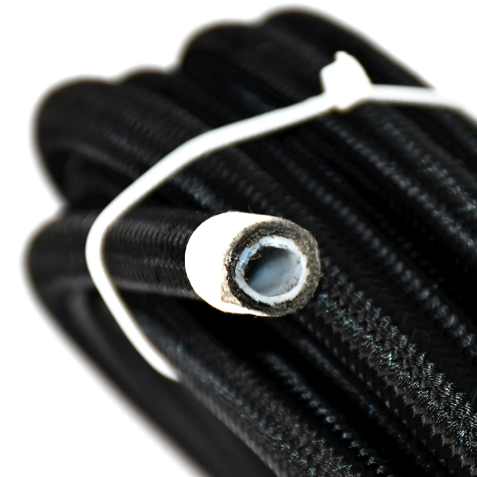 High quality AN6 line ptfe  ss nylon braided tube auto motorcycle pressure hydraulic pipe hose assembly PTFE AN6 oil cooler hose