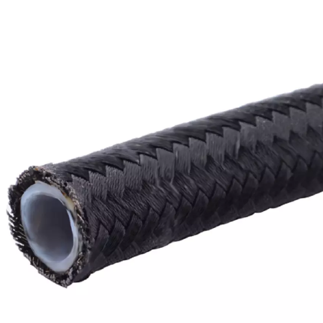 High quality AN6 line ptfe  ss nylon braided tube auto motorcycle pressure hydraulic pipe hose assembly PTFE AN6 oil cooler hose