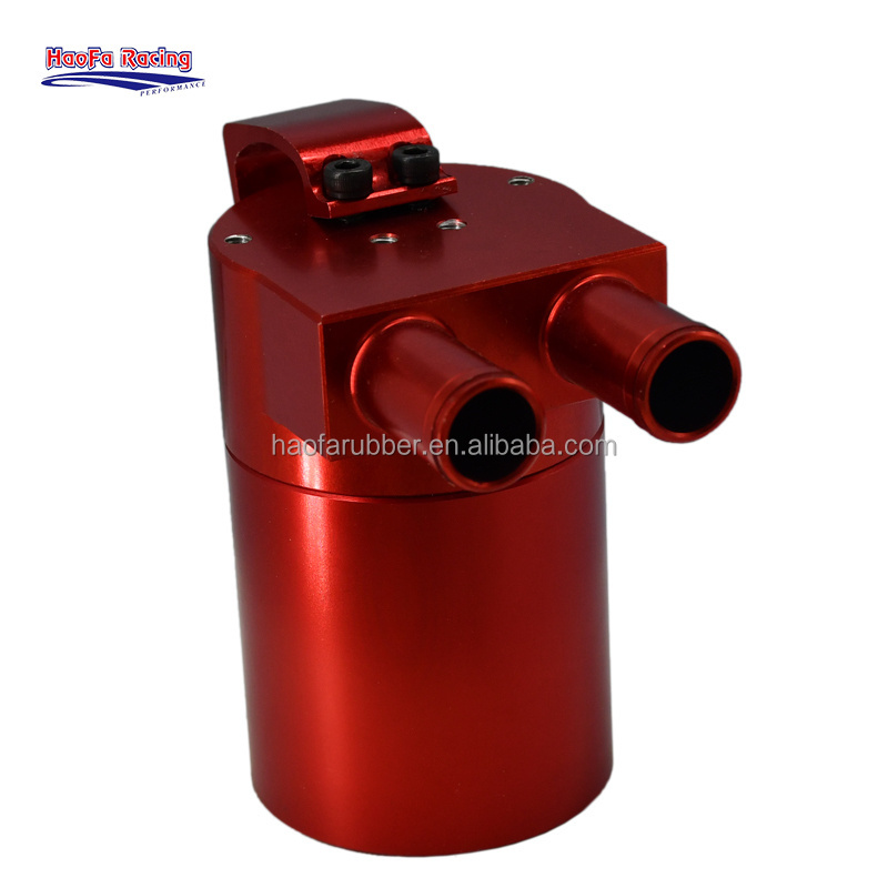 Aluminum Material Oil Catch Can Turbo for BMW Double Baffle Aluminum Alloy Material Oil Catch Can for BMW Red/Blue/Black