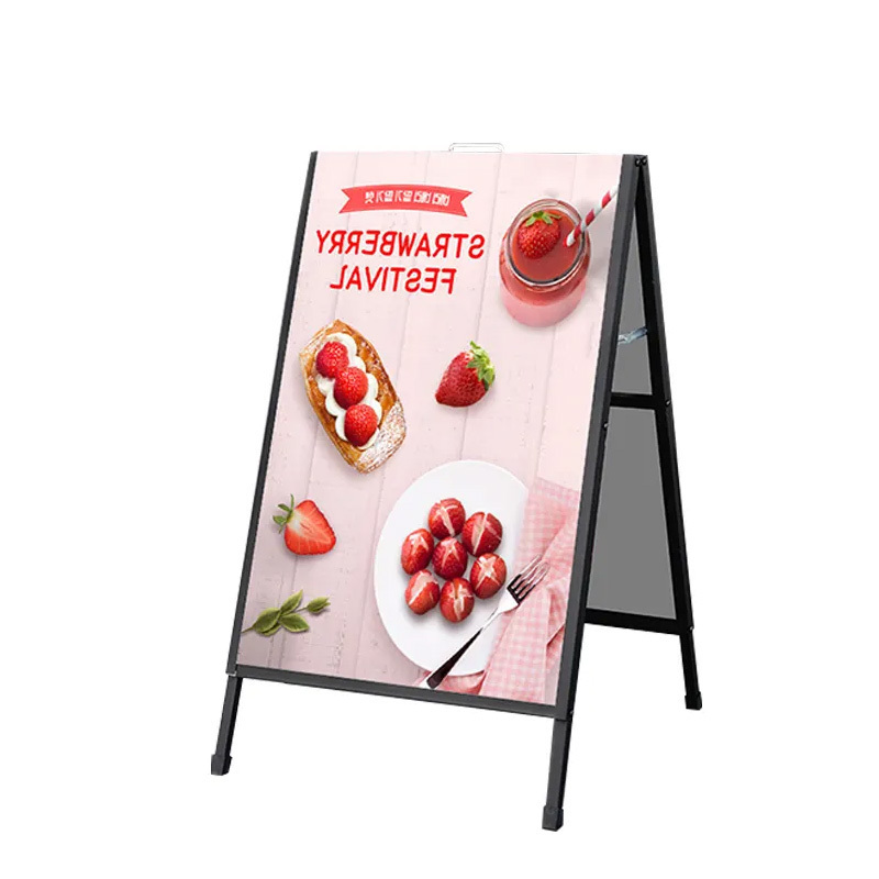 Factory Direct Sale Outdoor Durable Factory Fashionportable A Frame Sign Board High Quality Waterproof Display Stand