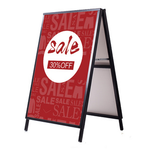 Wholesale Commercial Double Sided Customized Advertising Outdoor Metal Sign Display Stands