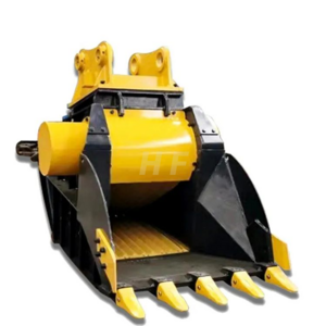 Factory direct sales crusher bucket Skid Steer Concrete Rock Crusher Bucket for excavator accessory