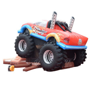 Master Fire Monster Inflatable Construction Large Castle Unisex Bouncing Truck Bounce House