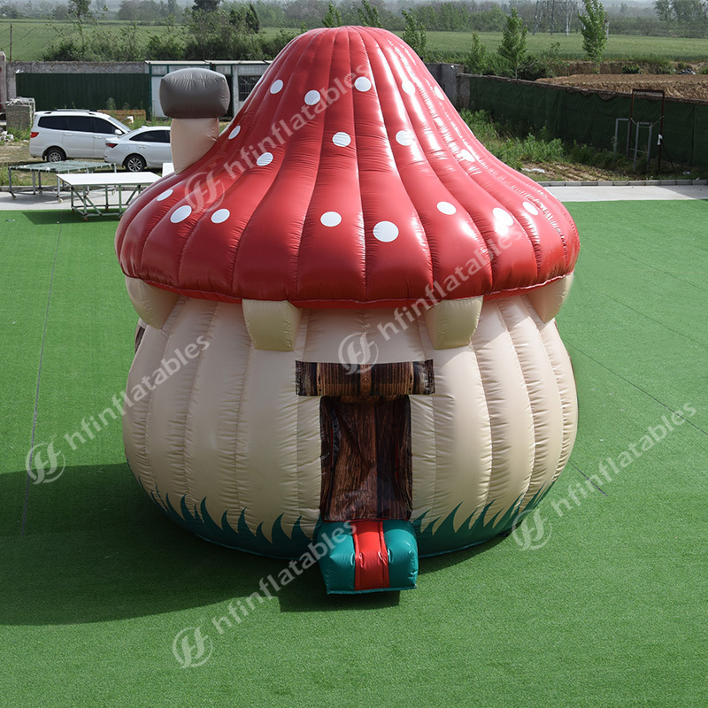 Hot sale Funny Moonwalk Bouncy Castle commercial jumping house Inflatable Mushroom Bounce House For Kids