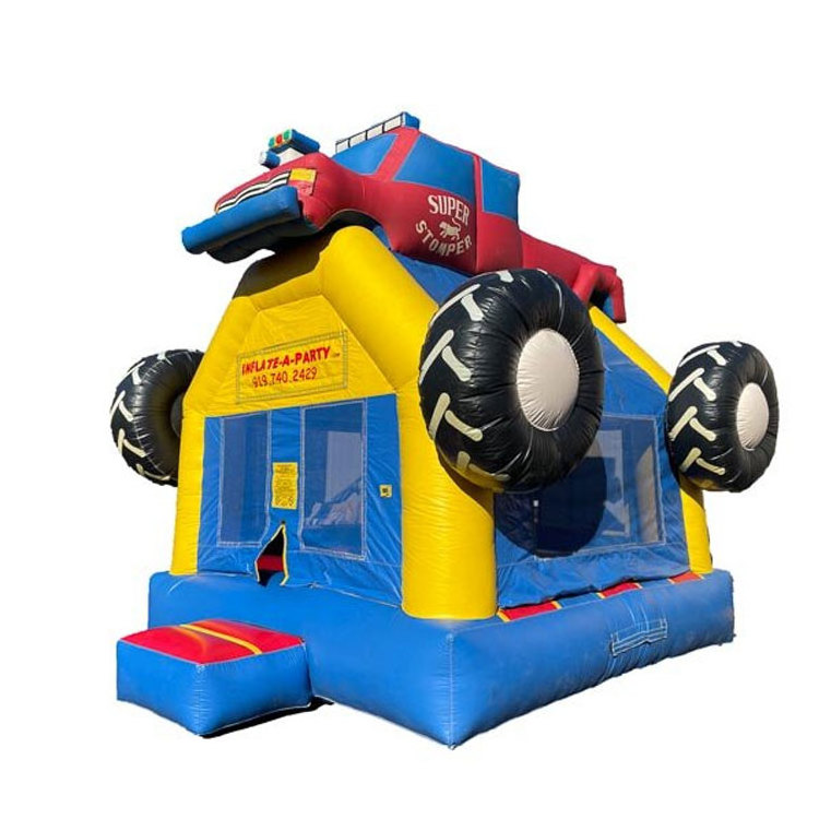 Master Fire Monster Inflatable Construction Large Castle Unisex Bouncing Truck Bounce House