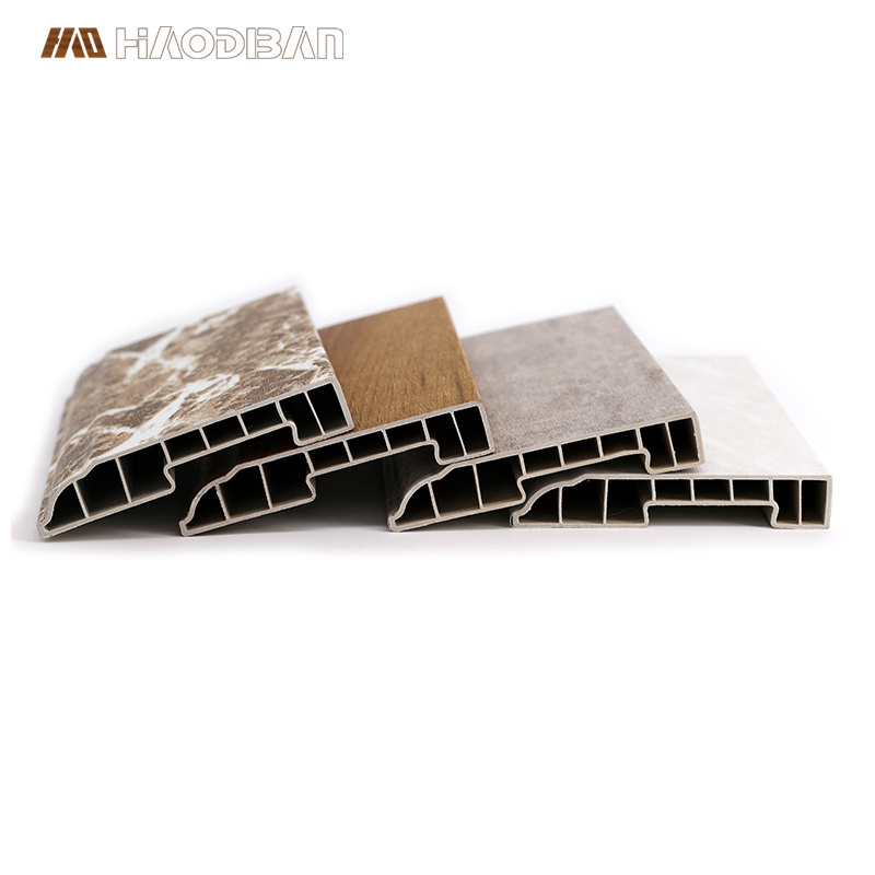 60/70/80/90/100mm Wall Protector Vinyl Floor Skirting Accessories Stone Plastic Composite SPC Skirting