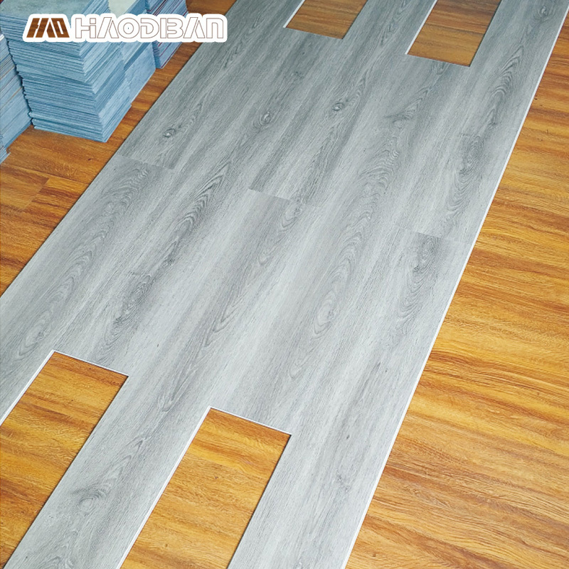 Interior Waterproof Wood Grain Tiles Plastic PVC Flooring 4.0mm SPC LVT Luxury Vinyl Click Flooring