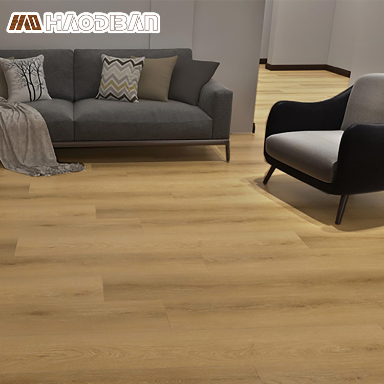 Anti Slip Deep Embossed Texture PVC Vinyl Plank 5mm 1220*180 EIR Interlocking Click SPC Flooring With Ixpe Underlay