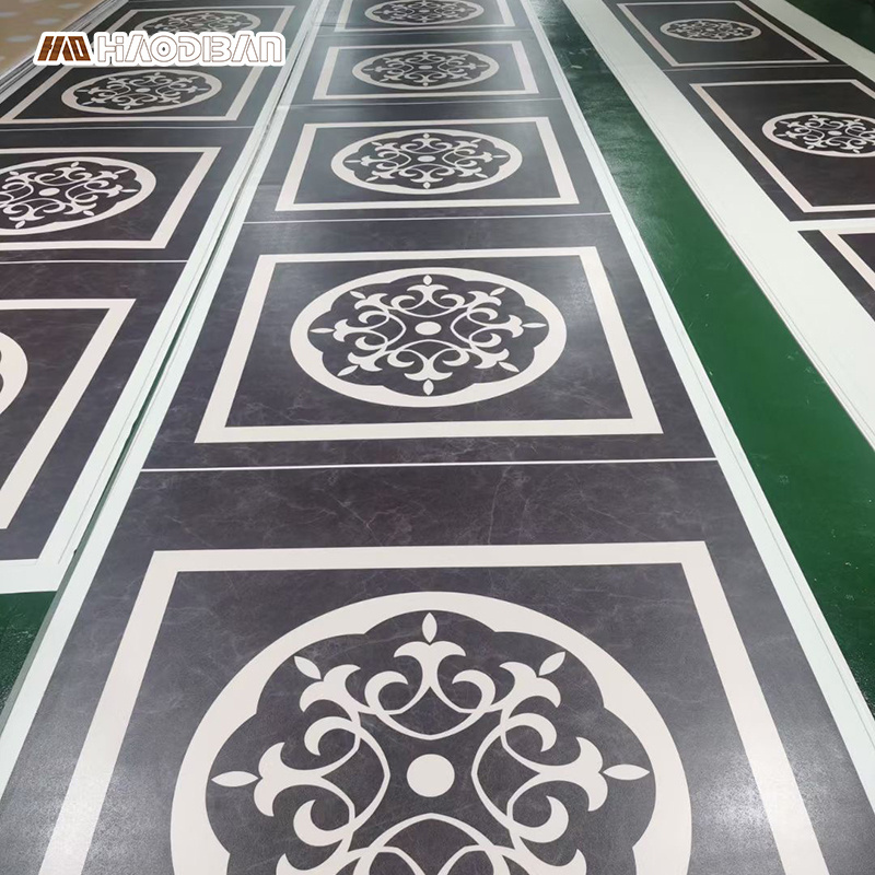 Marble Pattern Elevator Flooring Tiles Custom Pattern 3d Printed PVC Floor Elevator Vinyl Flooring